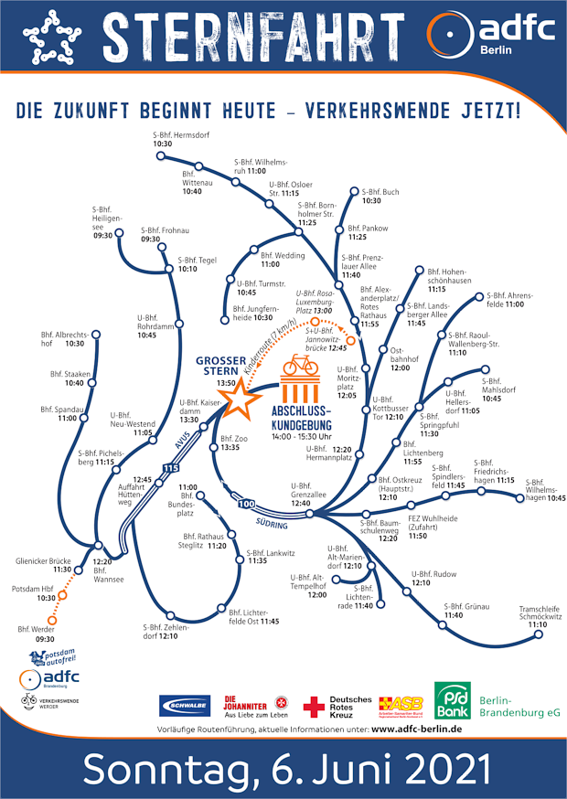 Grafik Sternfahrt 2021