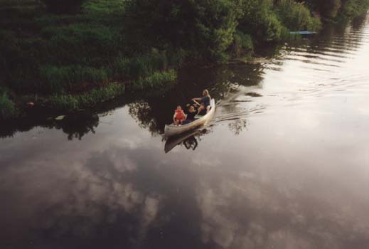 Titelbild Paddeln auf der Tollense 2001